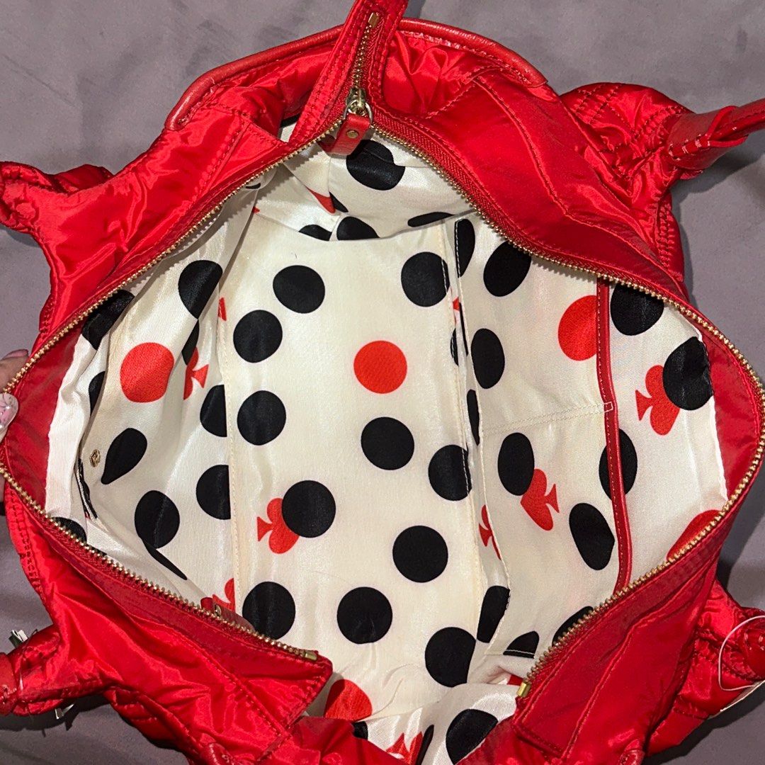 Kate spade red nylon tote outlet