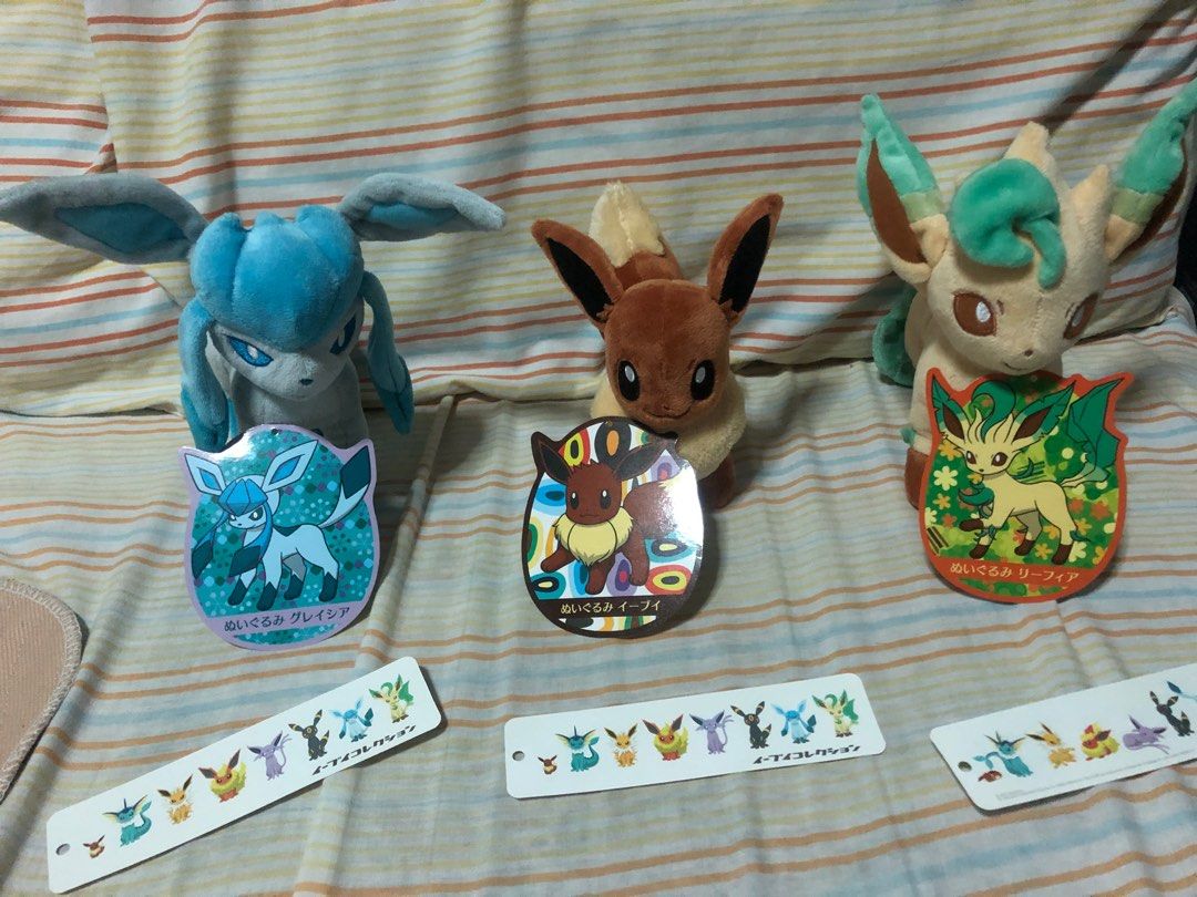 Eevee Plush Mix Au Lait Eeveelutions | Authentic Japanese Pokémon Plush