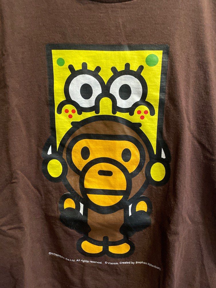 Bape spongebob shirt store