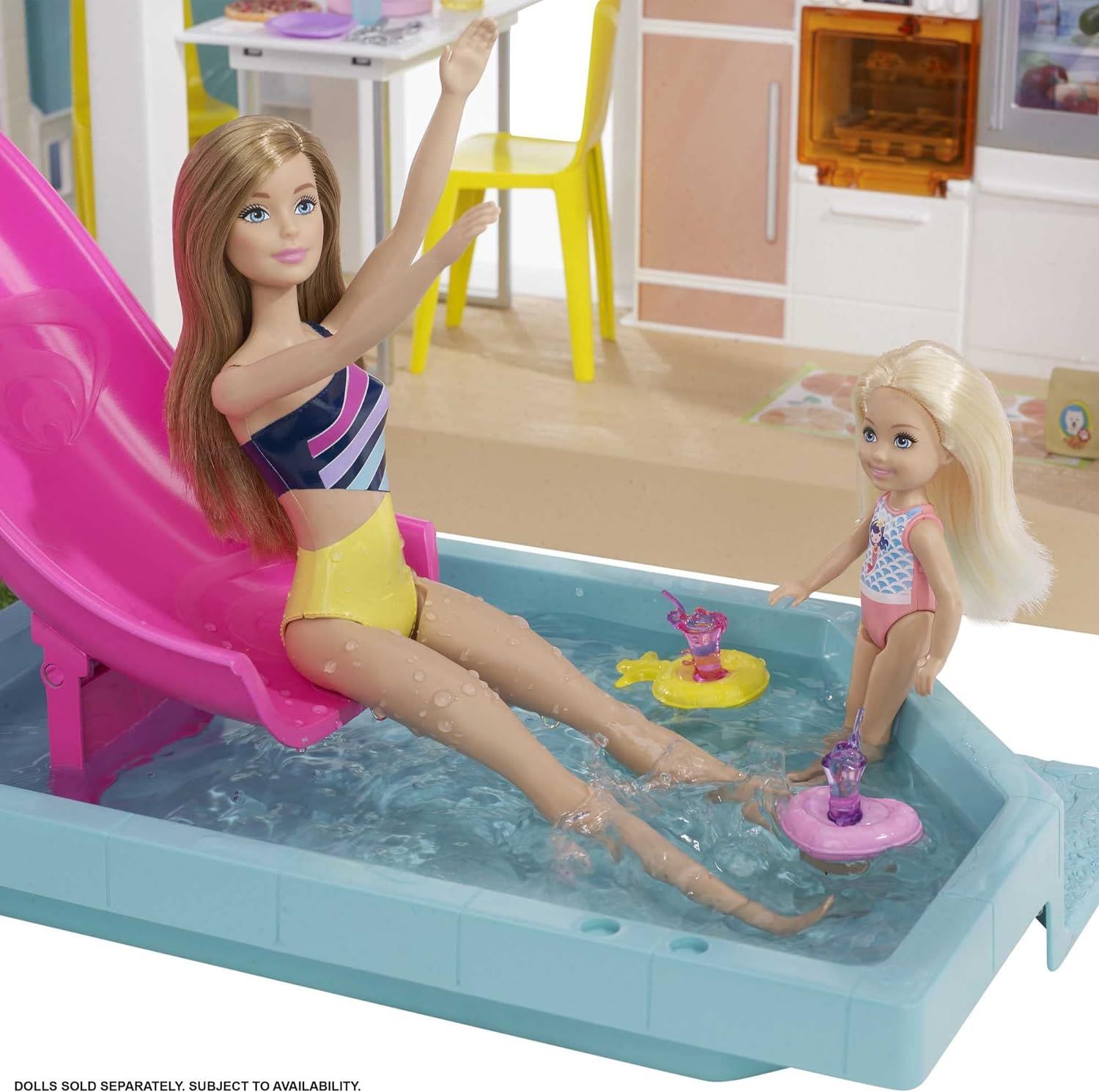 Barbie poops in the pool top