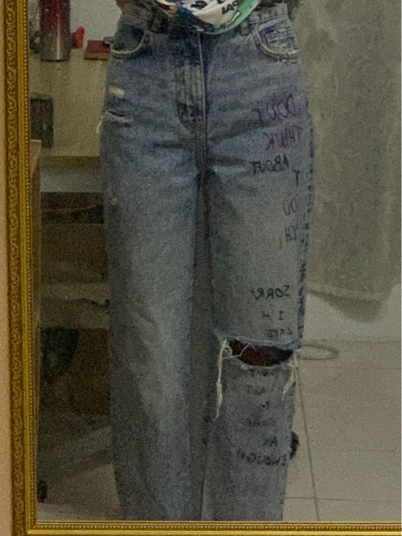 Bershka vintage hotsell denim mom jeans