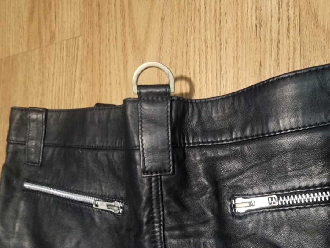 Mens leather shorts h&m on sale