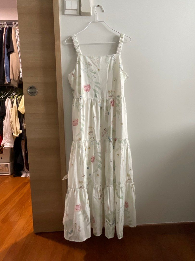 Rabbit print dress clearance h & m