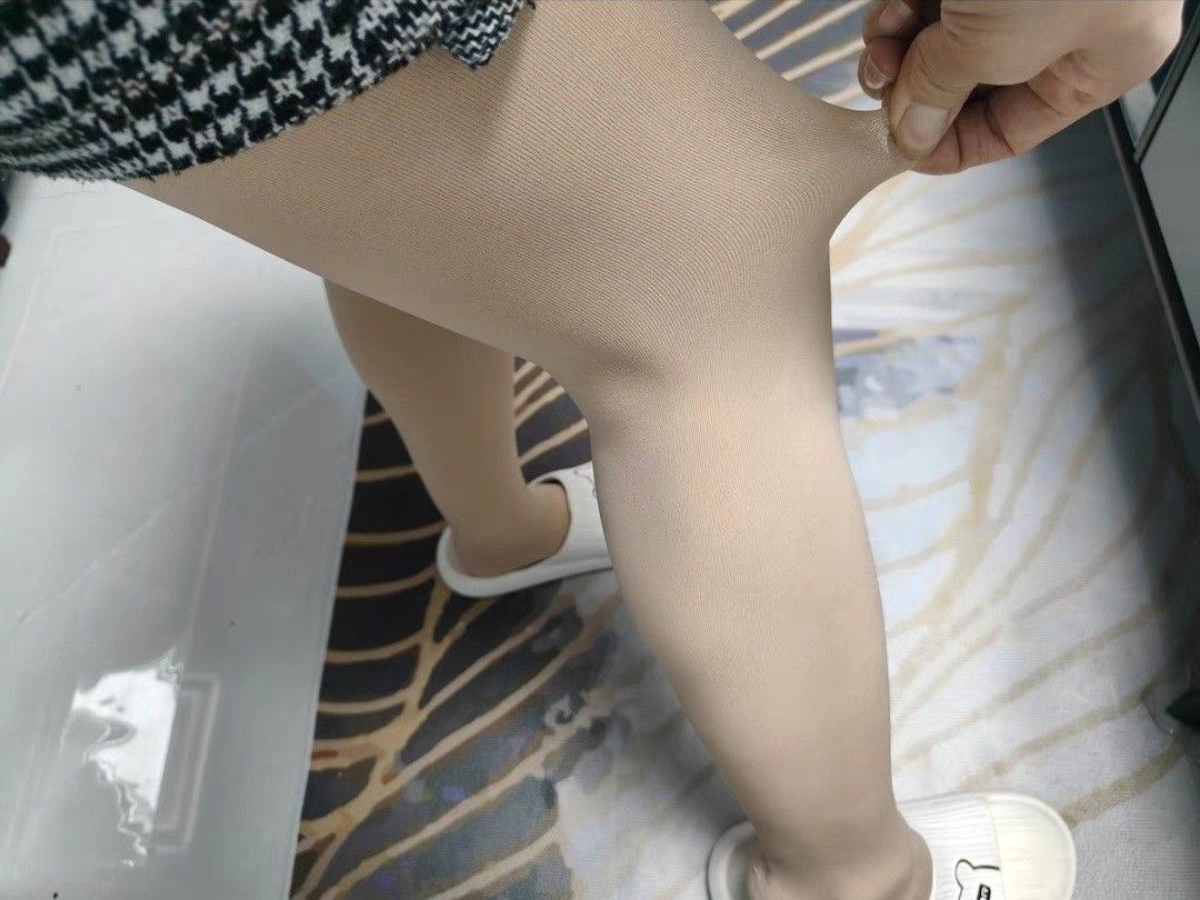 BN winter skin coloured tights with fleece, Women's Fashion
