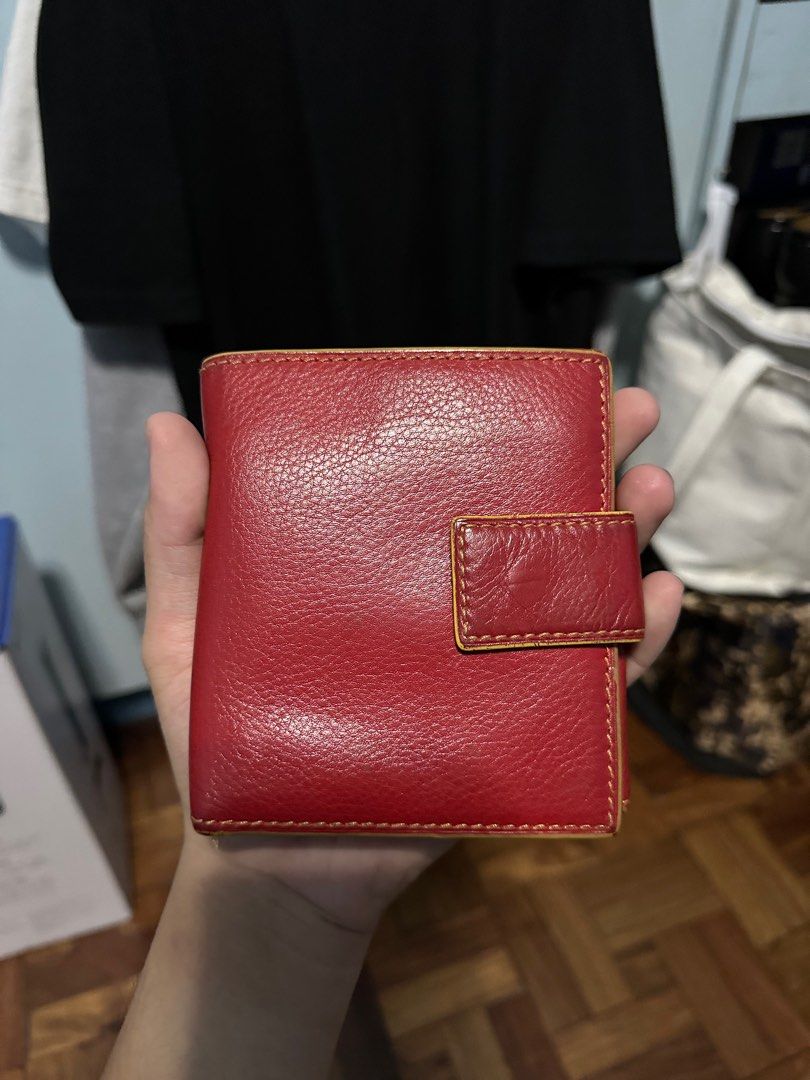 BOSCA Red Leather Shoulder Bag | Suede handbags, Italian leather bags, Leather  handbags
