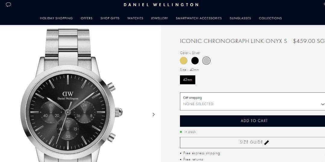 Daniel wellington new arrivals takashimaya