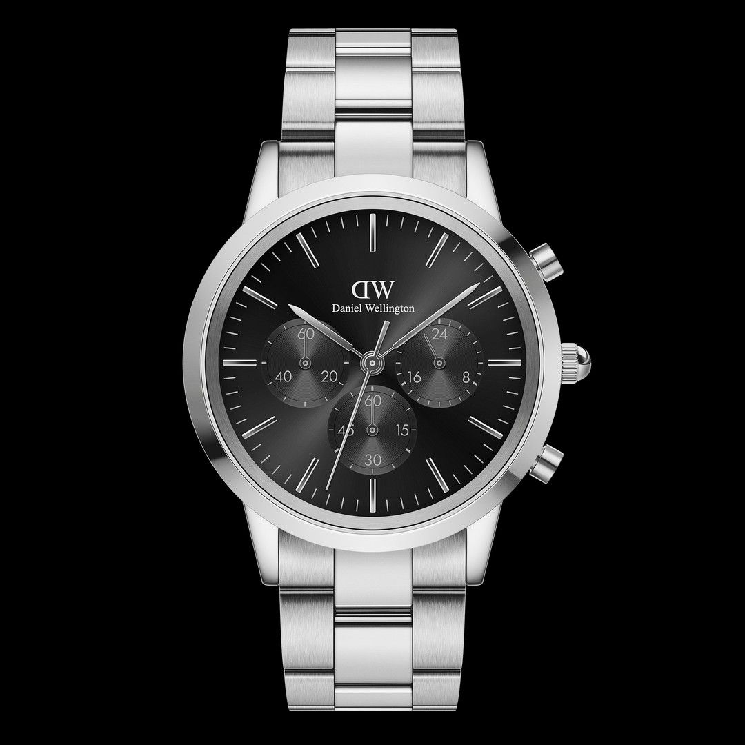 Brand new Daniel Wellington iconic Chronograph Link ONYX S Men s