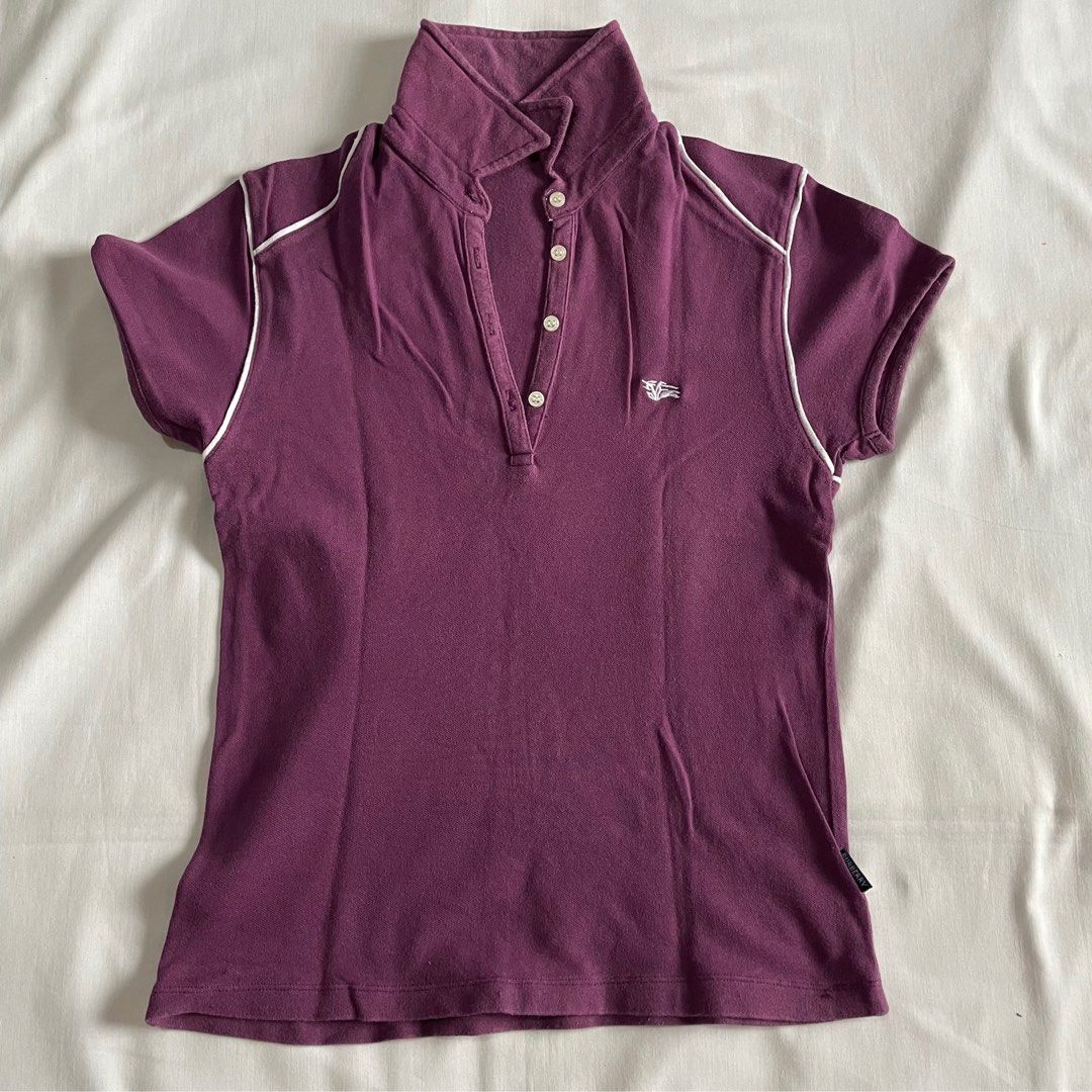Burberry polo 2025 purple