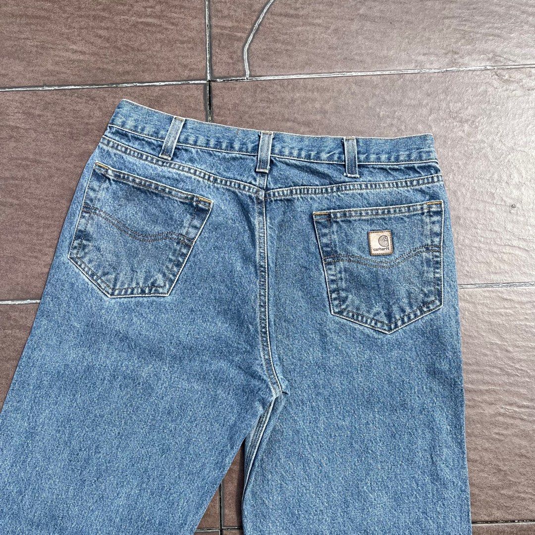 Carhartt jeans pants 36 Men s Fashion Bottoms Jeans on Carousell
