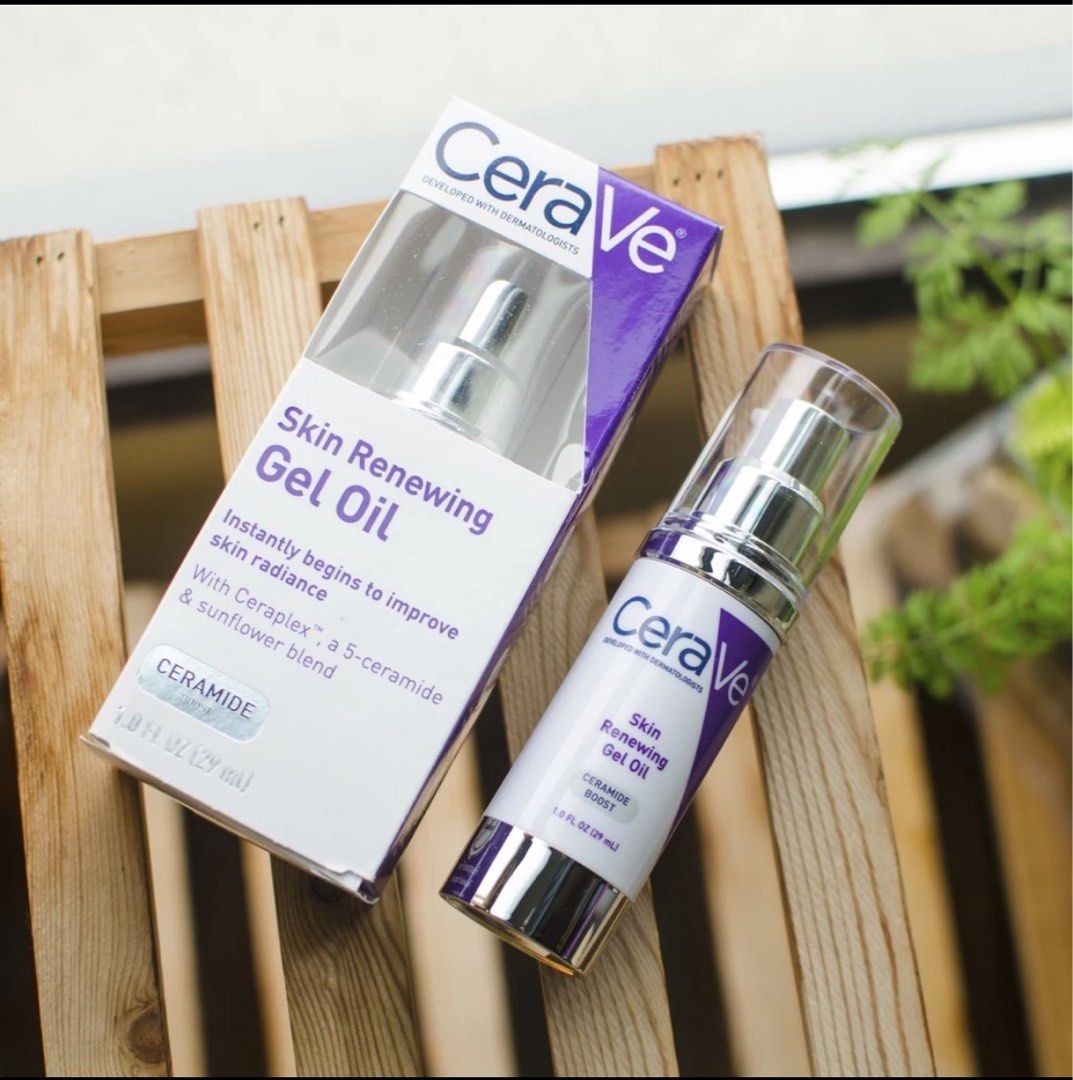 CeraVe skin renewing gel oil Beauty Personal Care Face Face