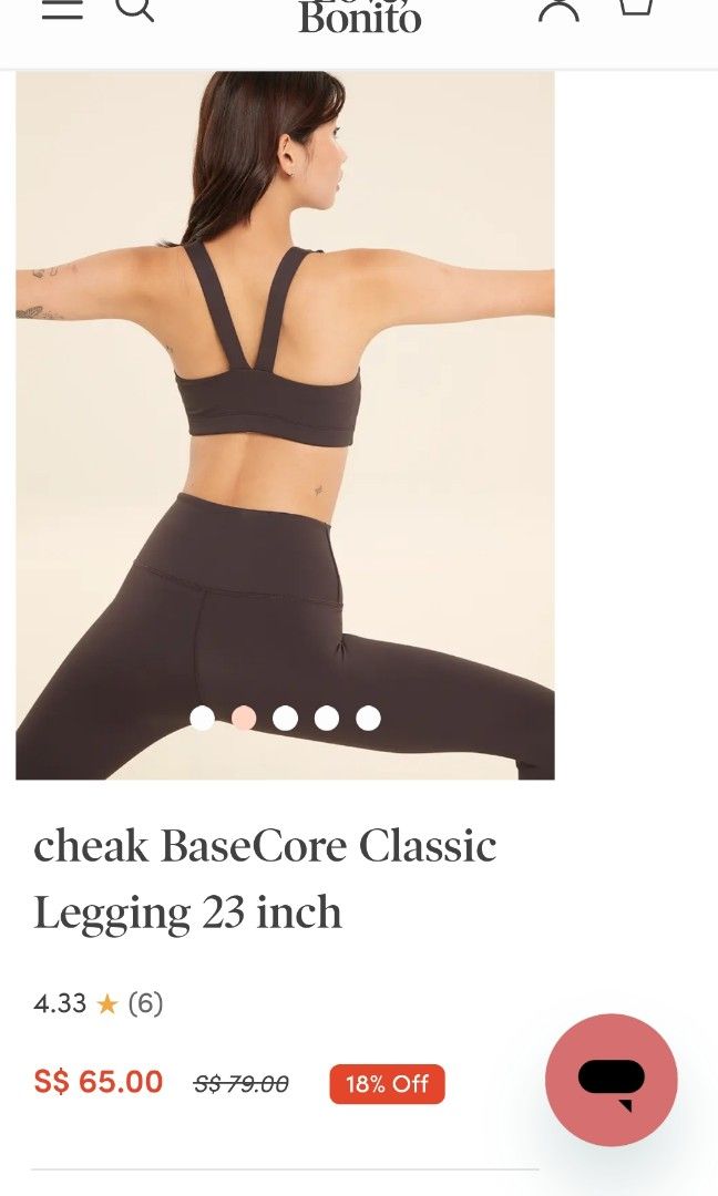 cheak BaseCore Classic Legging 23 inch