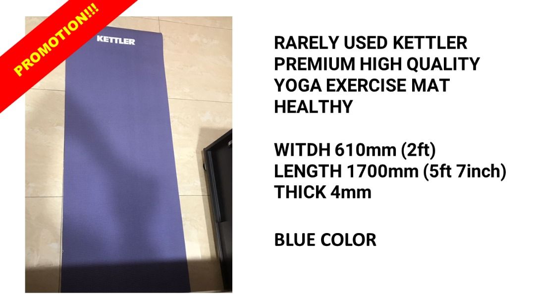 Kettler Premium Yoga Mat - 6mm