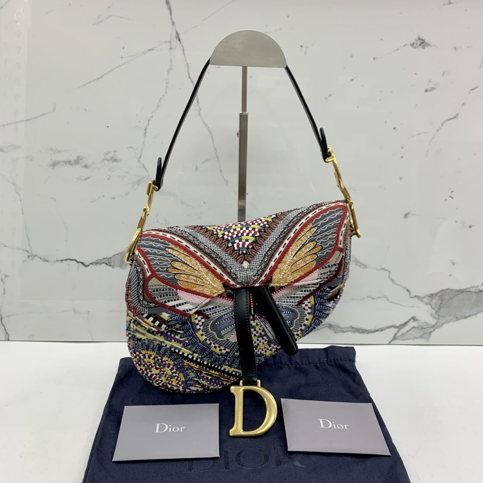 Christian dior 2025 butterfly saddle bag
