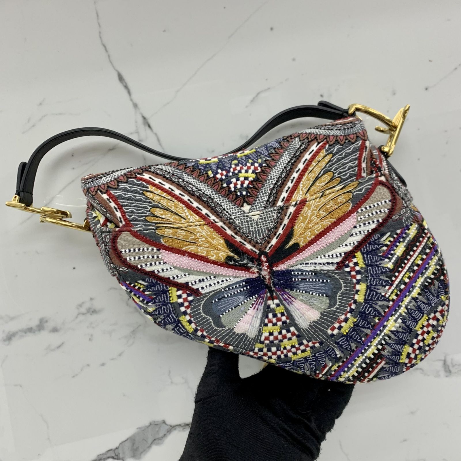 Christian dior butterfly saddle bag outlet