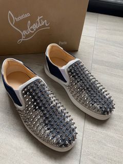 Louboutin roller shop boat white