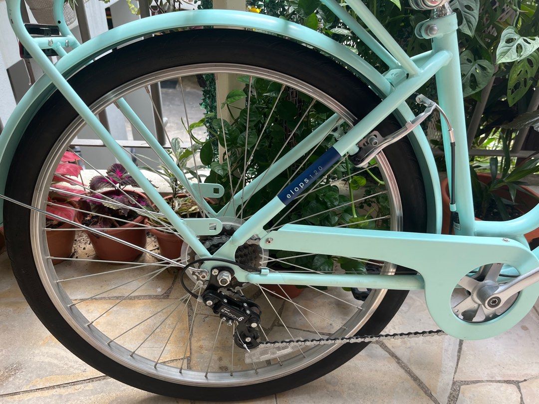 Elops 120 low frame sales city bike