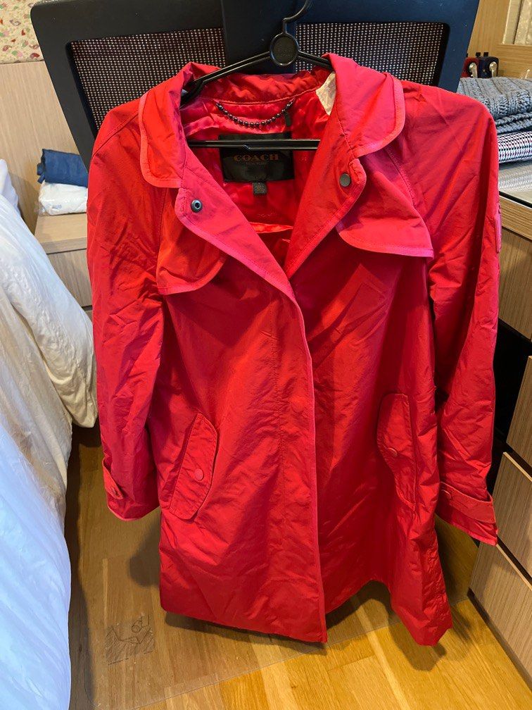 Coach raincoat on sale