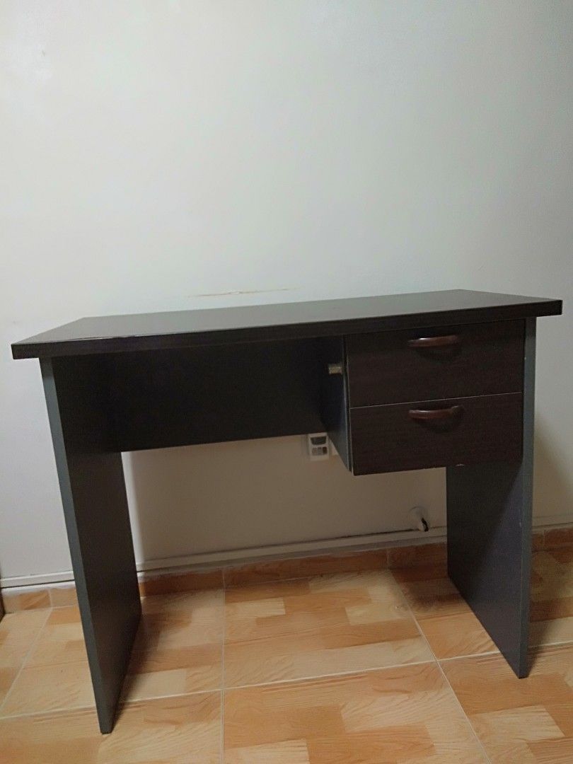 Compact study desk with drawers, Furniture & Home Living, Furniture ...