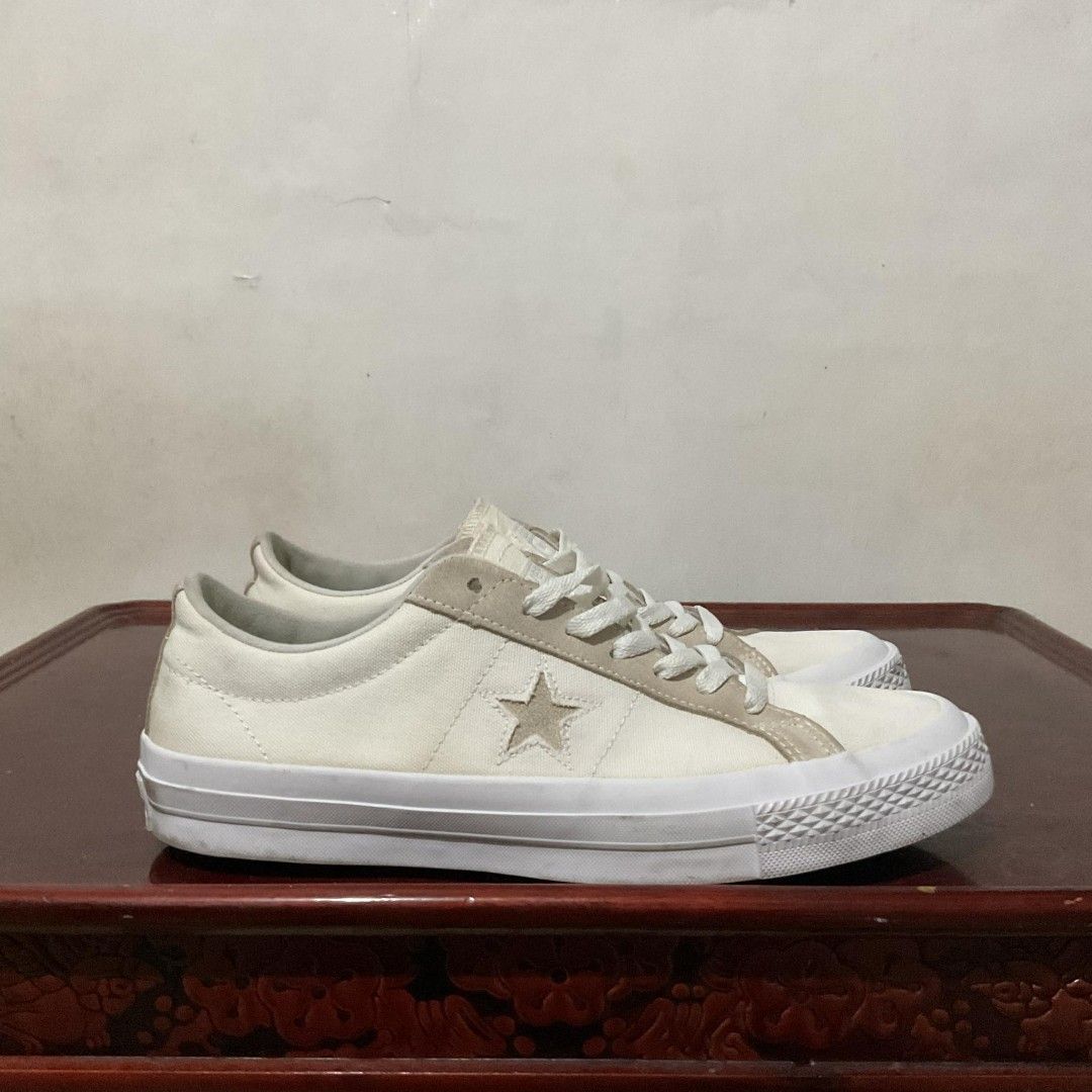 Converse one clearance star cream