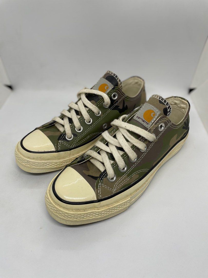 3uk Converse x Carhartt WIP Chuck 70 Ox Low Top Camo Green