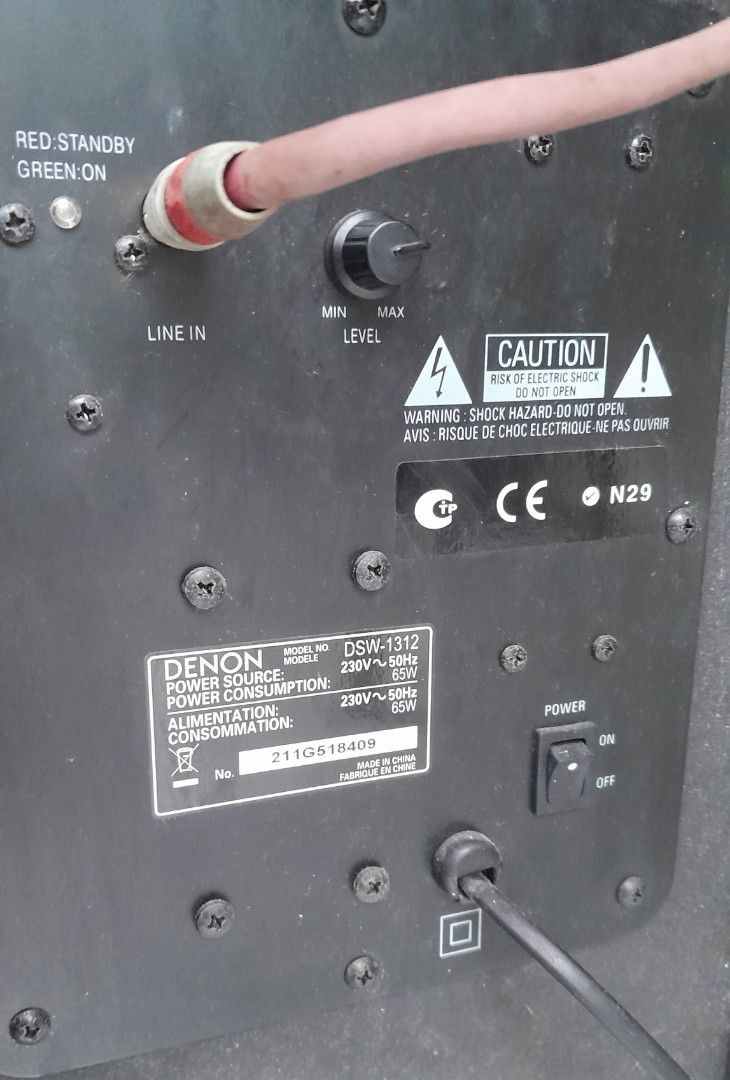 Denon subwoofer DSW 1312, Audio, Soundbars, Speakers & Amplifiers on