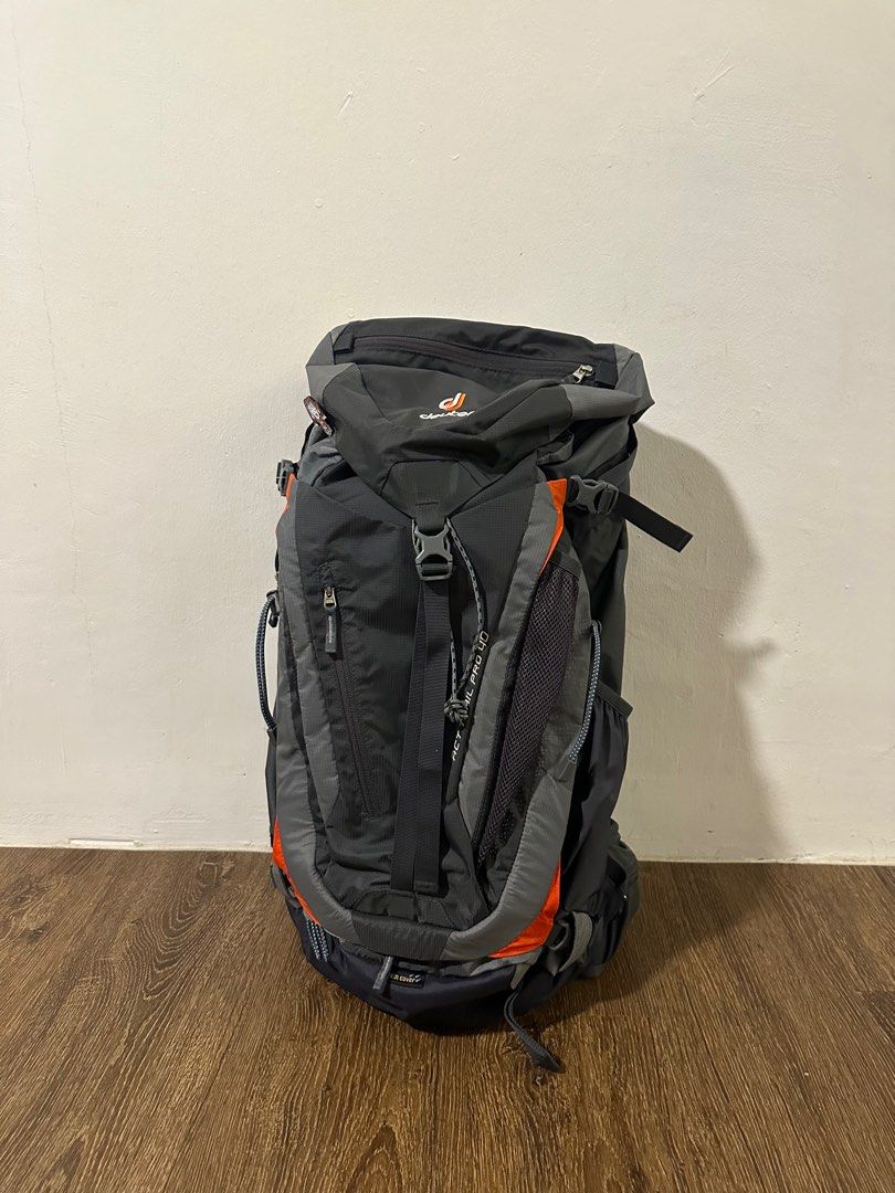 Deuter 40L hiking backpack with rain cover Women s Fashion