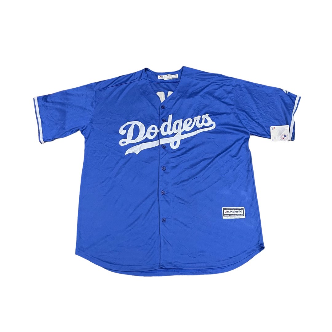 Dodgers “Seager” Baseball Jersey by Majestic, Men's Fashion, Tops