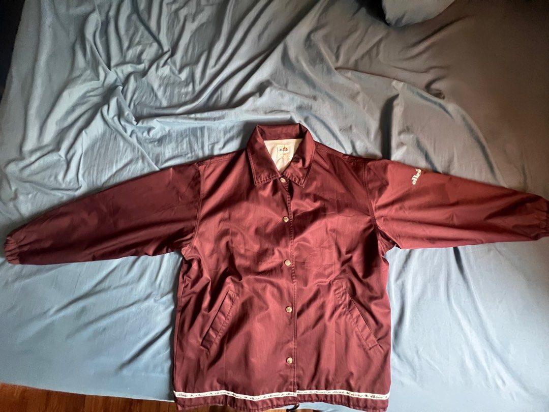 Ellesse maroon jacket shop