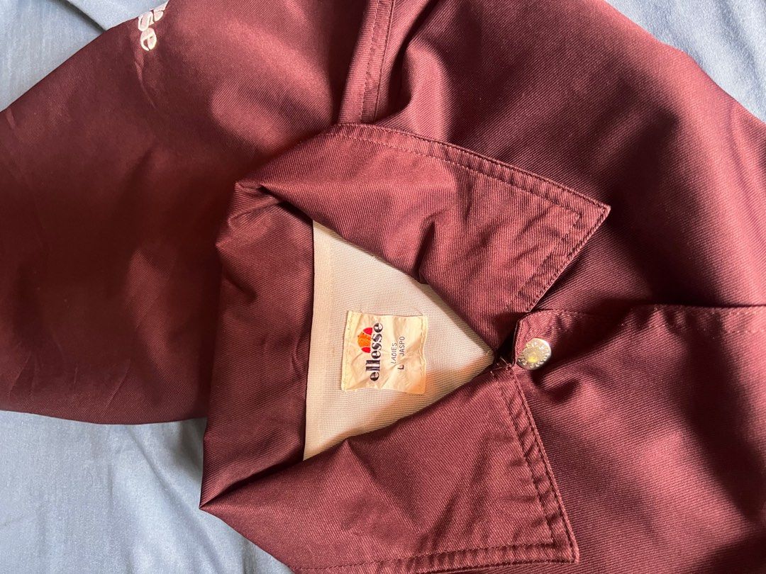 Ellesse sales burgundy jacket