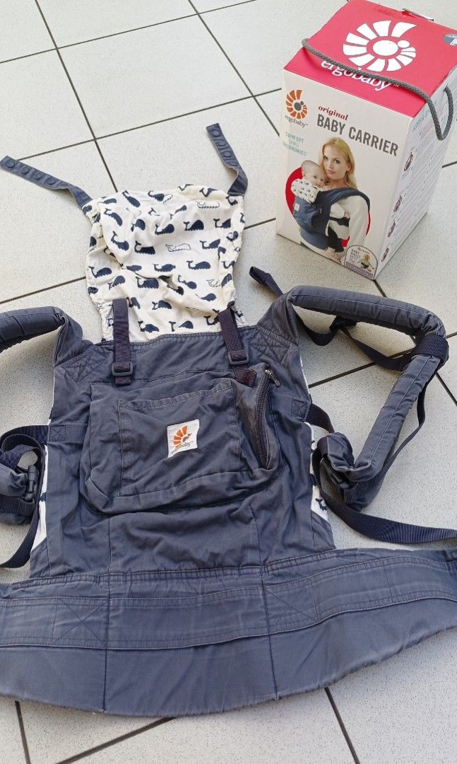 Ergo baby carrier whales top