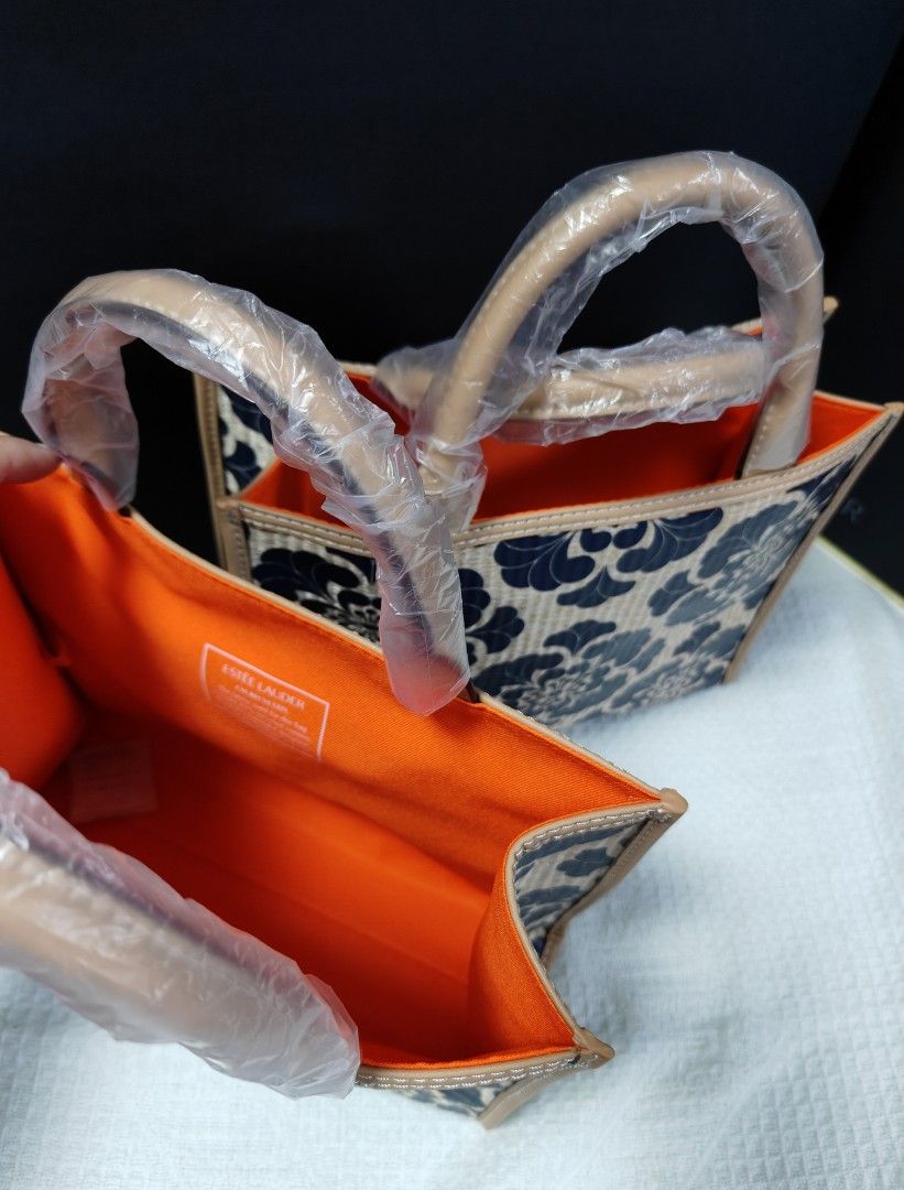 Estee lauder floral tote bag outlet
