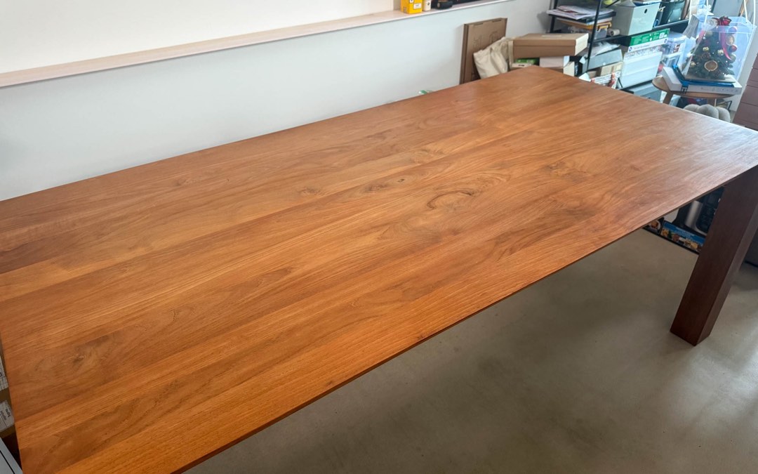 Ethnicraft Teak Slice Dining Table 200cm x 100cm long, Furniture