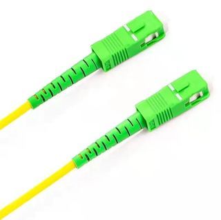 Fiber Optic Cable Patch Cord For Globe Converge / SC/APC-SC/APC Simplex Single-mode