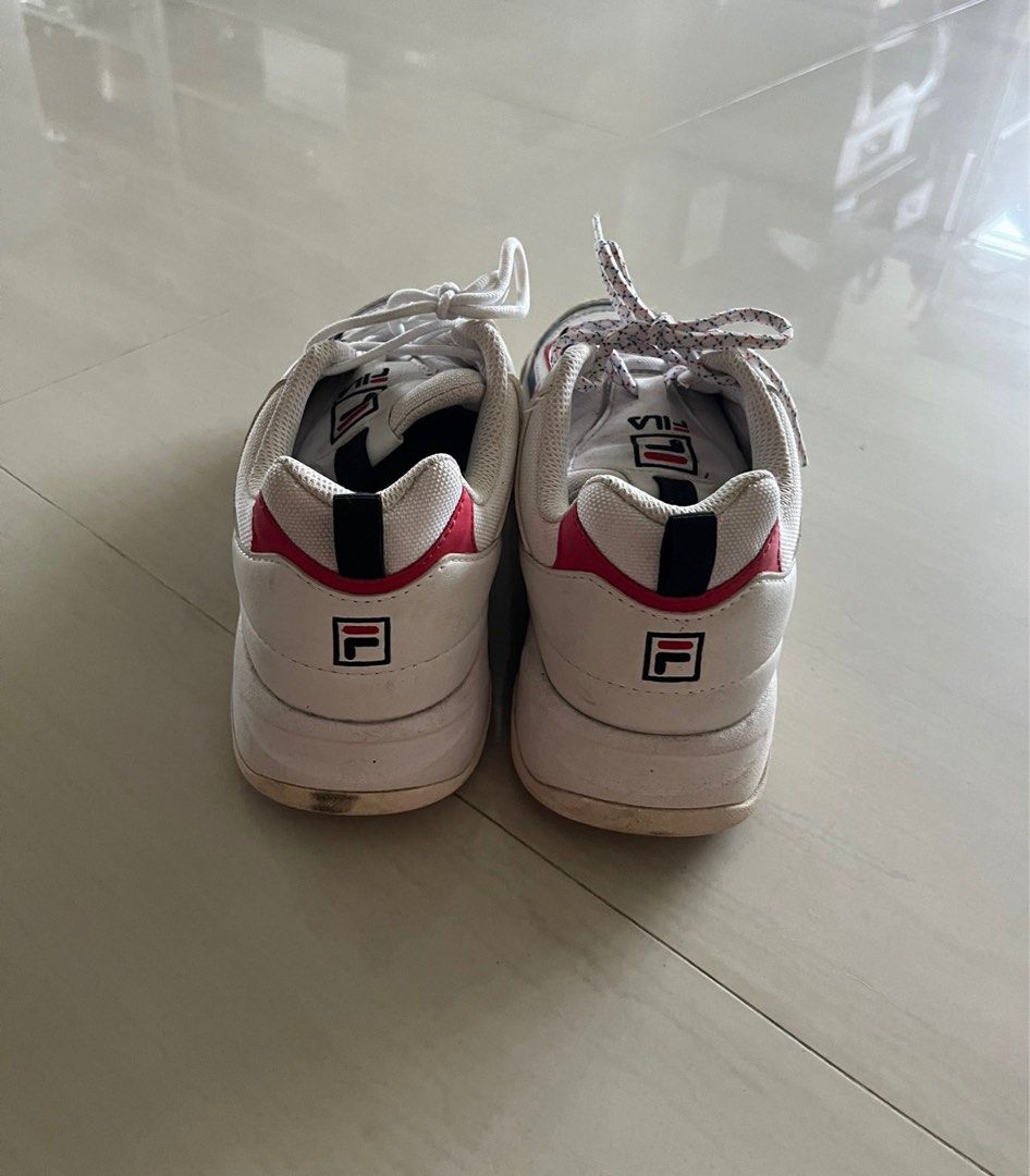 Fila red blue and white discount