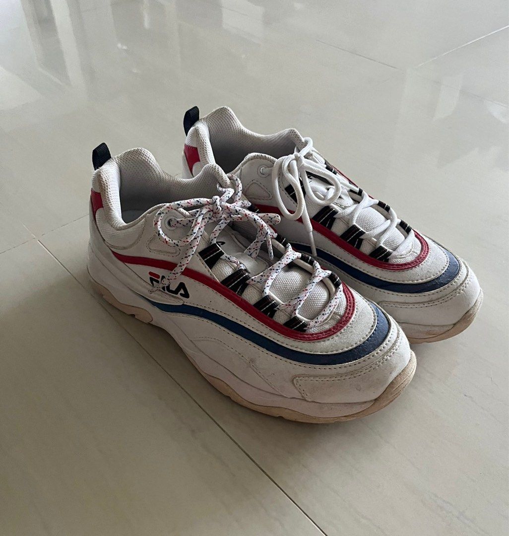 Fila ray blue red deals