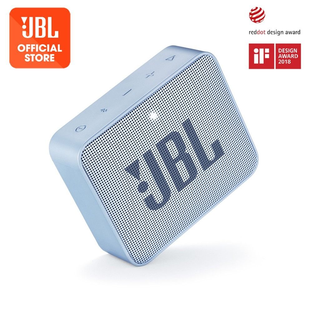 JBL GO 2 Portable Waterproof Bluetooth Speaker (Midnight Black)