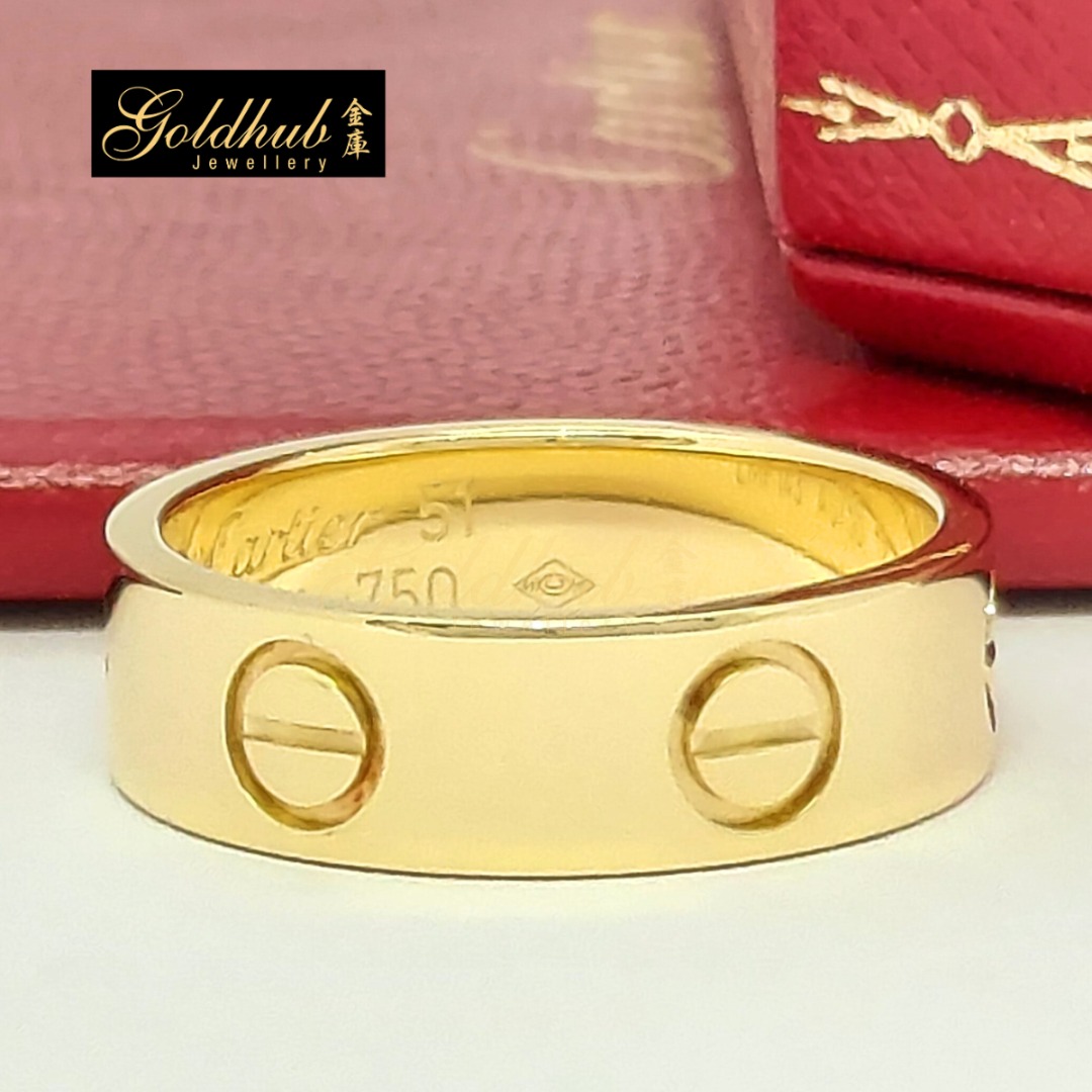 Cartier ring 750 gold online