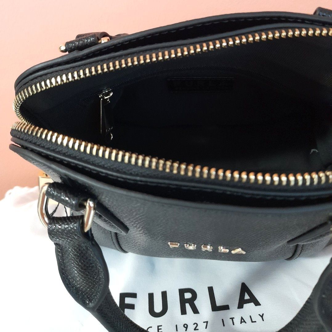 Furla small black bag sale