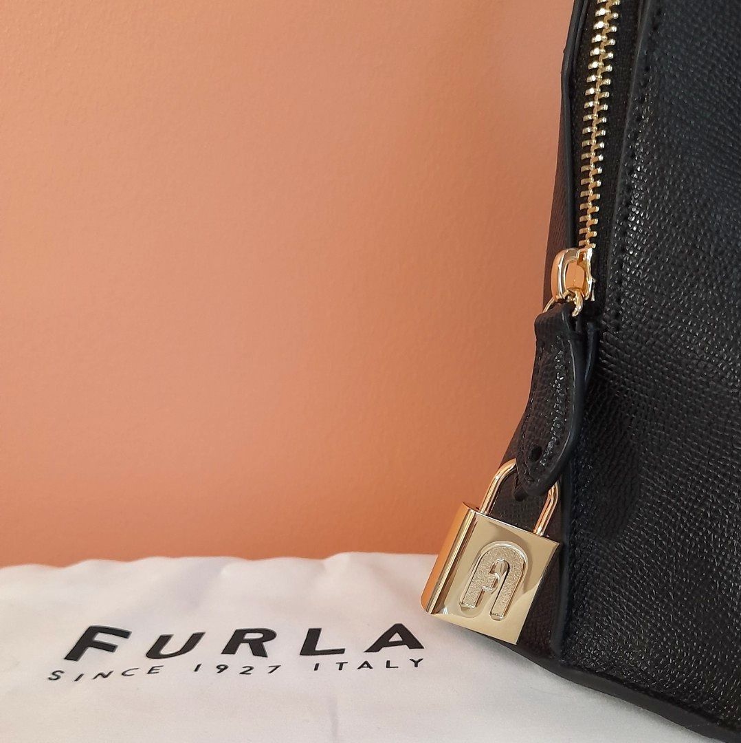 Furla black small bag store