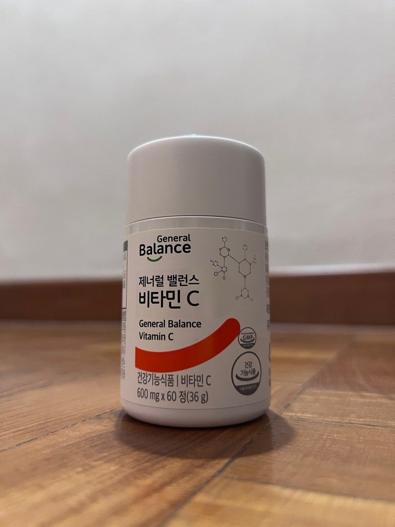 General Balance Vitamin C 600mg, 60 tablets, Health & Nutrition