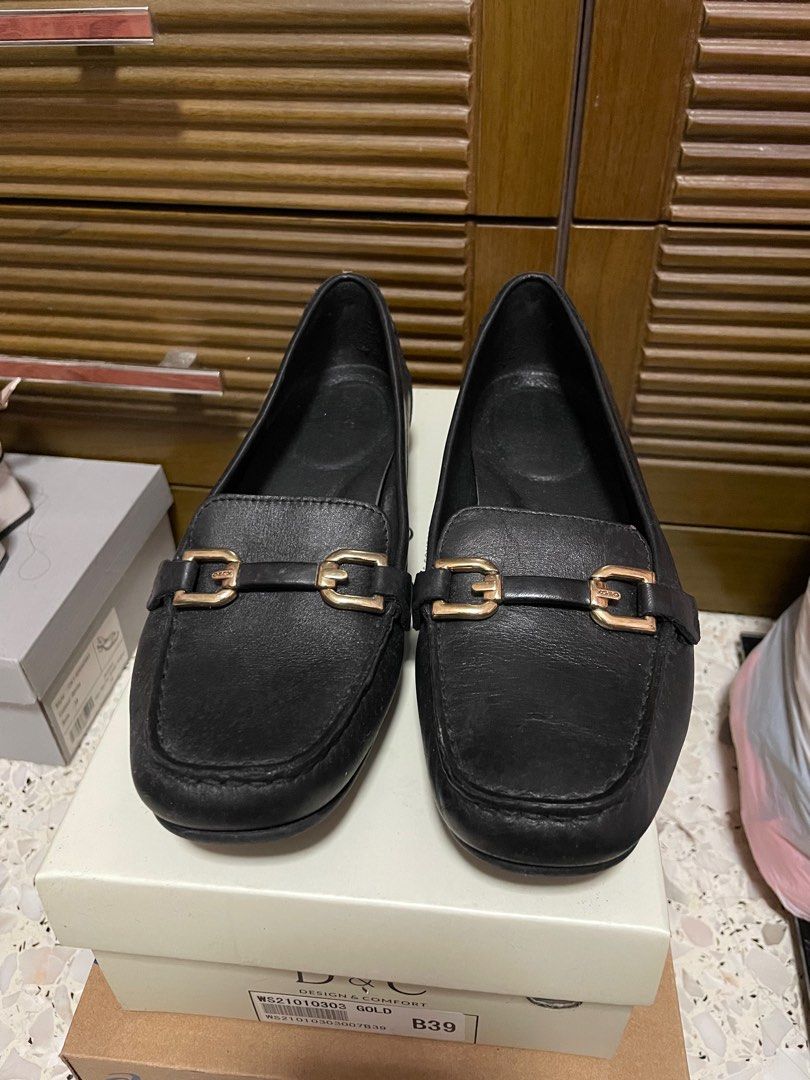 GEOX Black Loafers