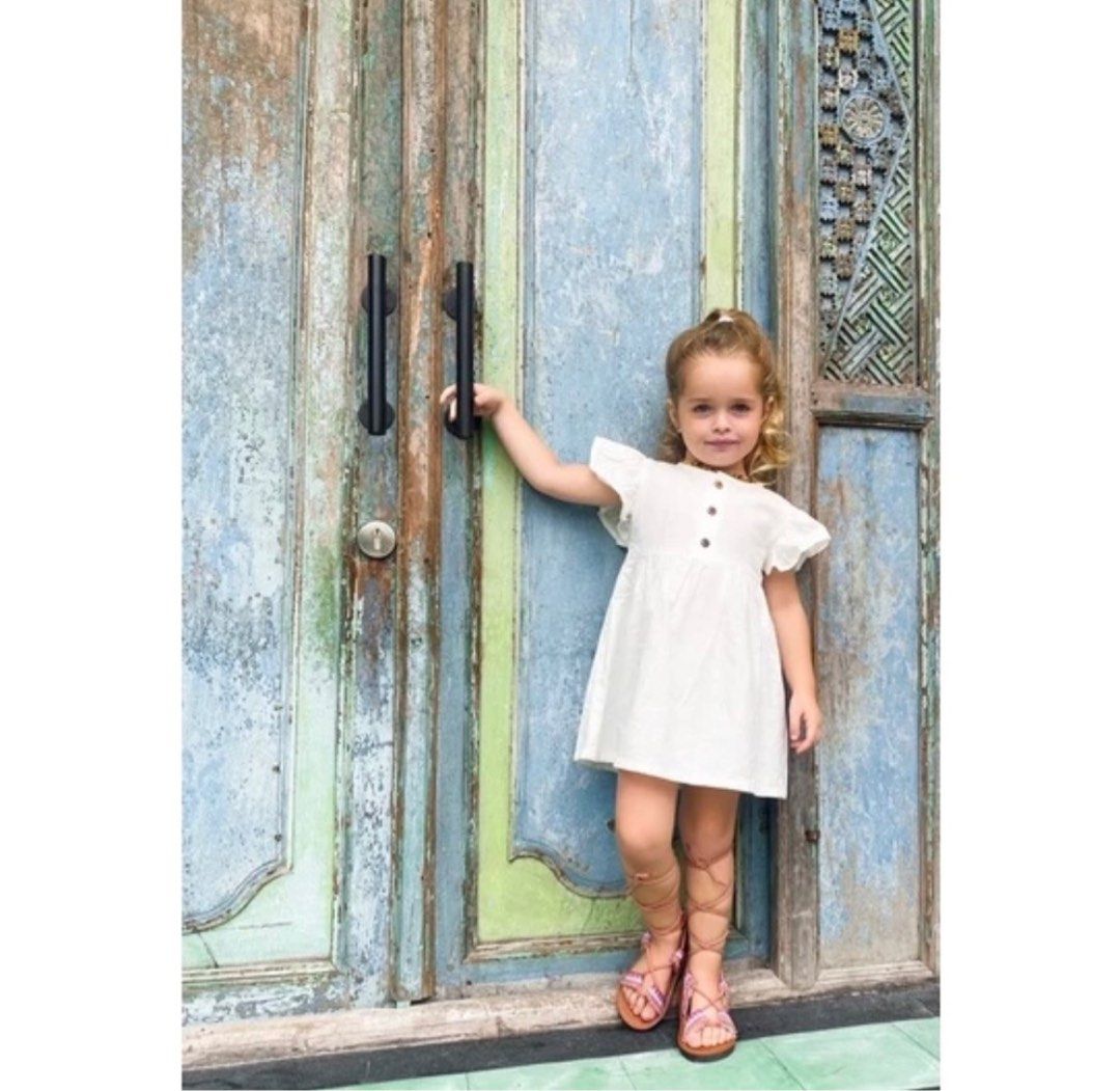 White dress for 18 month old sale