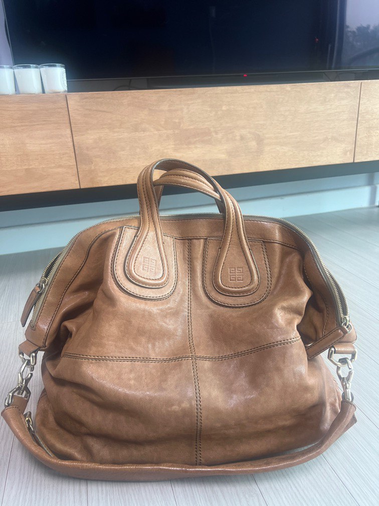 givenchy nightingale medium beige tote shoulder