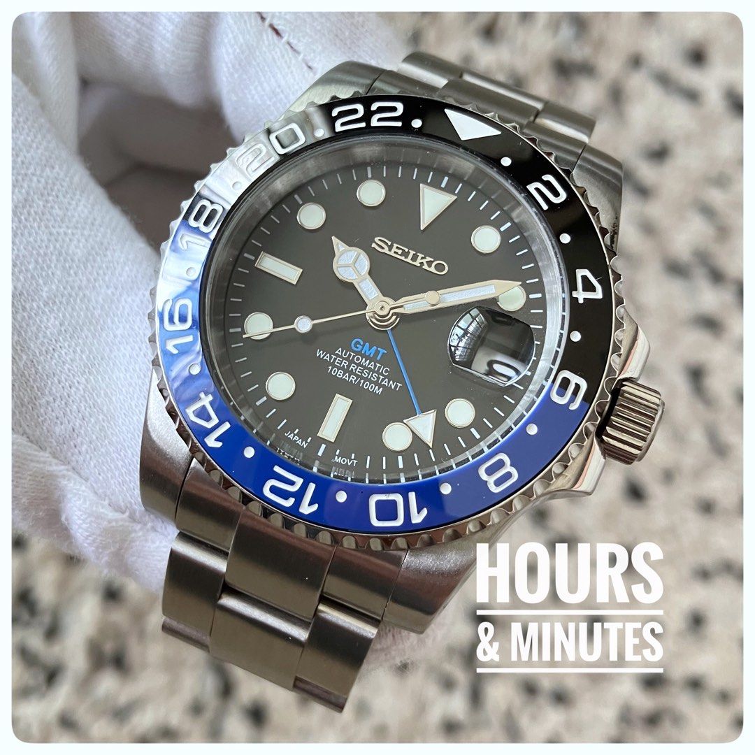 Seiko sales black blue