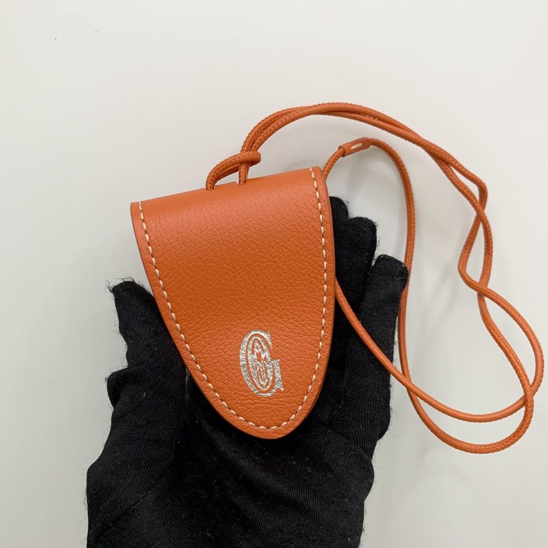 GOYARD ORANGE CROC UNIVERSAL BAG CLIP 237043760 JE