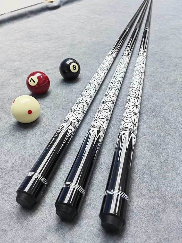 Graphite Pool cue set monochrome, Sports Equipment, Sports & Games