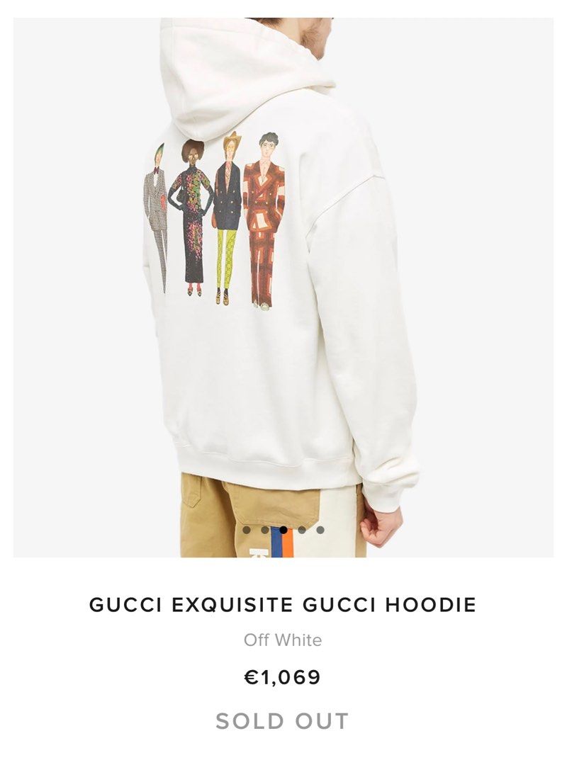 Off white gucci hoodie clearance
