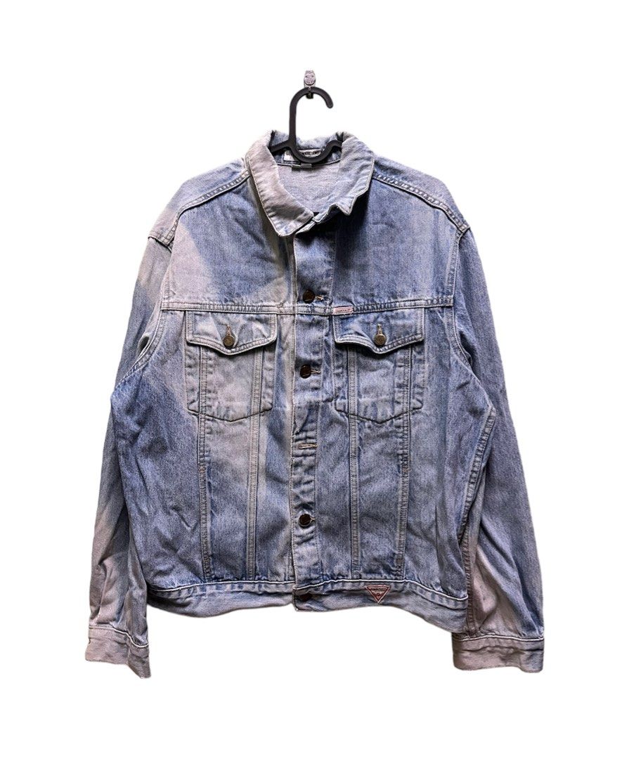 Guess Los Angeles Denim Jacket Womens Size XL | eBay