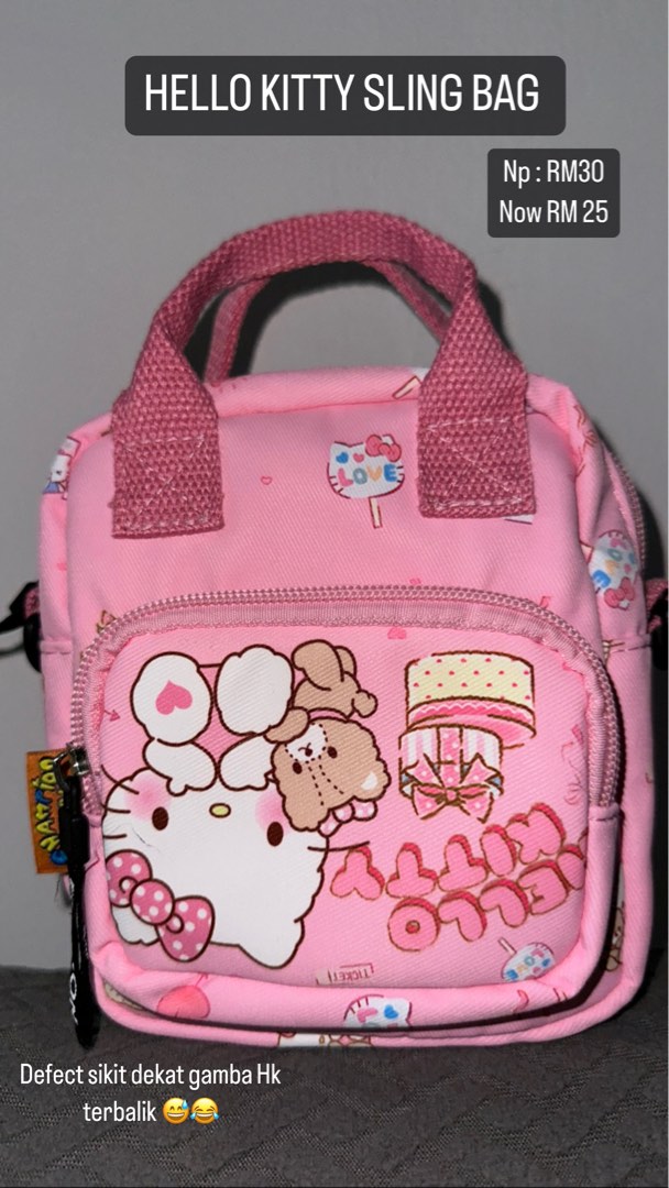 Hello kitty cheap sling bag