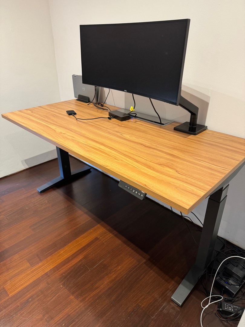 Herman Miller Adjustable Height Desk, Furniture & Home Living